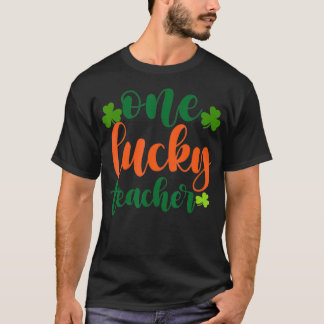 One Lucky Shamrock Teacher St Patricku2019s Day Ap Tシャツ