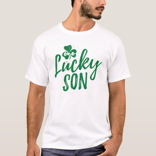 One Lucky Son Family Matching St. Patrick's Day 20 Tシャツ (正面)