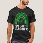 One Lucky Teacher Rainbow St Patricku2019s Day App Tシャツ (正面)