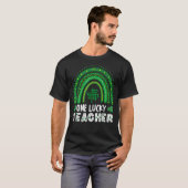 One Lucky Teacher Rainbow St Patricku2019s Day App Tシャツ (正面フル)