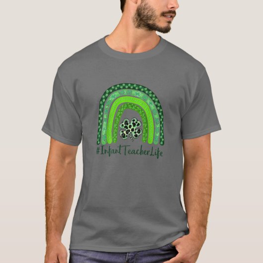 One Lucky Teacher St Patrick's Day Infant Teacher Tシャツ (正面)