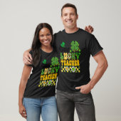 One Lucky Teacher St Patricks Day Teacher Groovy V Tシャツ (ユニセックス)