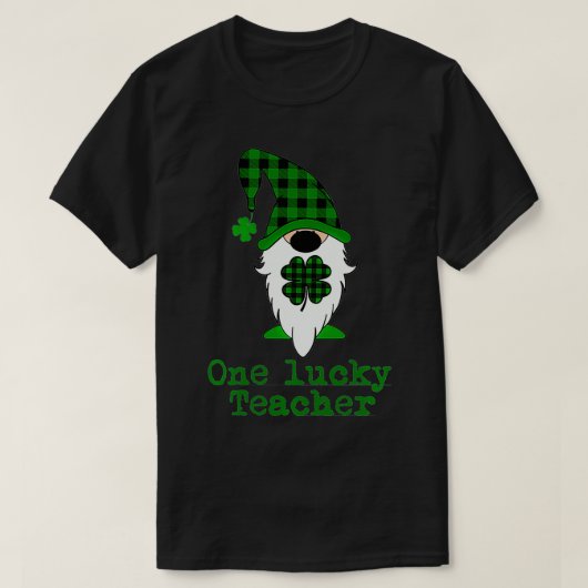 One Lucky Teacher Women's St Patricks Day St Tシャツ (デザイン正面)