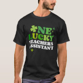 One Lucky Teacher's Assistant Irish C St Patrick's Tシャツ (正面)