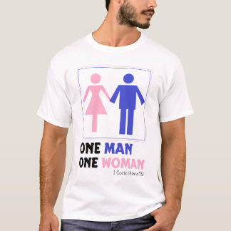 One Man One Woman Tシャツ
