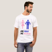 One Man One Woman Tシャツ (正面フル)