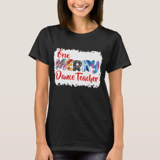 One Merry Dance Teacher Christmas PJ Xmas Matching Tシャツ