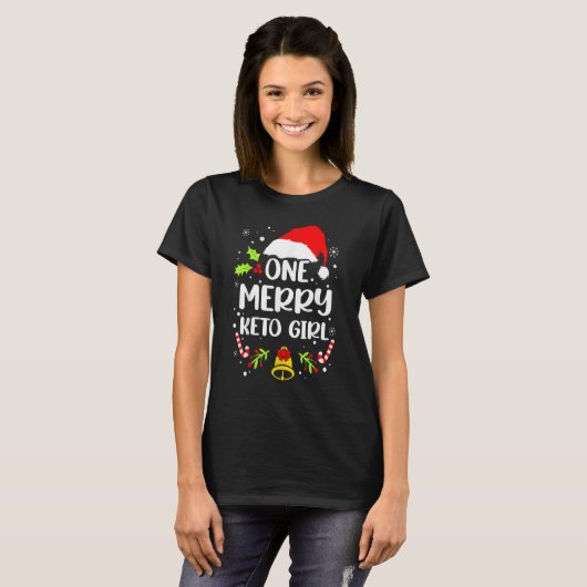 One Merry Keto Girl Tシャツ (正面フル)