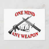 One Mind Any Weapon MCMAP ポストカード (正面)