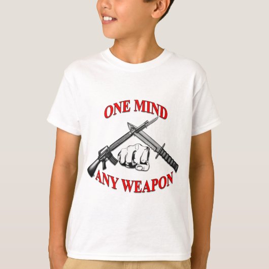 One Mind Any Weapon MCMAP Tシャツ (正面)