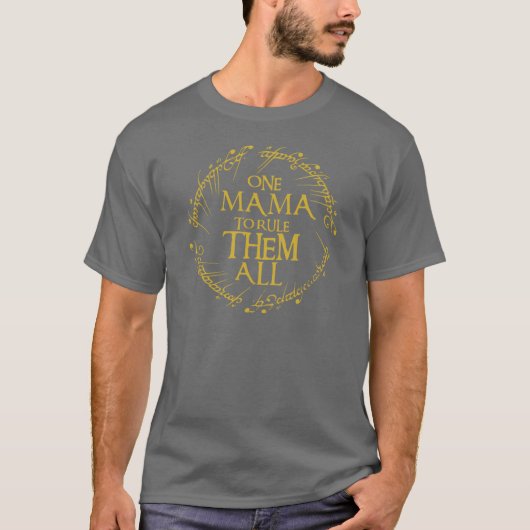 One Momo Rulehem All Mama Christmas boy funny Tシャツ (正面)