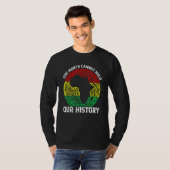 One Month Can't Hold Our History African Black His Tシャツ (正面フル)