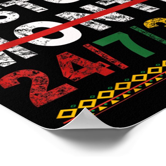 One Month Can't Hold Our History Black History Mon ポスター (角)