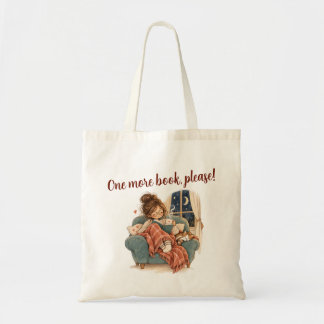 One More Book, Please! | 本好きのためのトートバッグ トートバッグ
