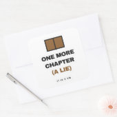 One More Chapter A Lie Funny Book Sticker スクエアシール (封筒)