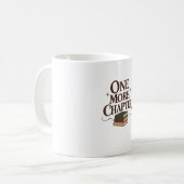 One More Chapter - Book Lover Reading Tee コーヒーマグカップ (正面左)