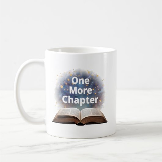 One More Chapter Book Lovers Reading Magic コーヒーマグカップ (左)