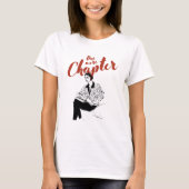 One More Chapter Red Script l Book Lovers & Reader Tシャツ (正面)