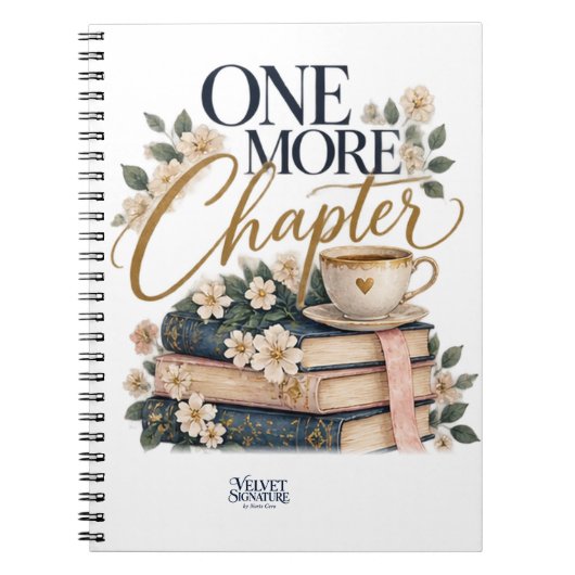 One More Chapter Spiral Notebook ノートブック (正面)