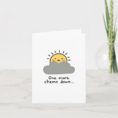 One more Chemo Down! Cute Cancer Support Card カード (正面)