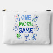 One More Game 麻雀 水彩タイル アクセサリーポーチ (正面)