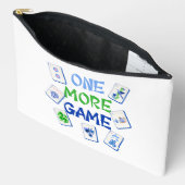 One More Game 麻雀 水彩タイル アクセサリーポーチ (見開き)