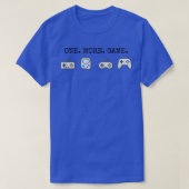 one more game video game funny gamer tシャツ (デザイン正面)
