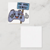 One More Level! スクエア名刺 (正面/裏面)