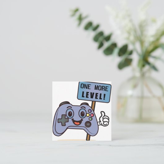 One More Level! スクエア名刺 (スタンド正面)