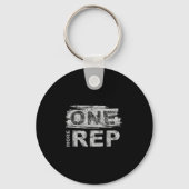 One More Rep _ Gym Motivation  キーホルダー (正面)