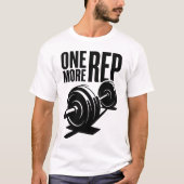 One More Rep Weightlifting T-Shirt - Distressed St Tシャツ (正面)
