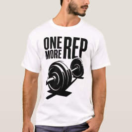 One More Rep Weightlifting T-Shirt - Distressed St Tシャツ