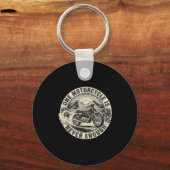 One Motorcycle Is Never Enough Funny Bikers Riders キーホルダー (正面)