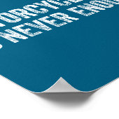 One Motorcycle Is Never Enough Funny Motorcycle Bi ポスター (角)