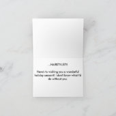 One-N-Only美容師ホリデーカード シーズンカード (内部)