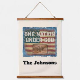 One Nation - Personalized Hanging Wall Tapestry 吊り下げ型タペストリー