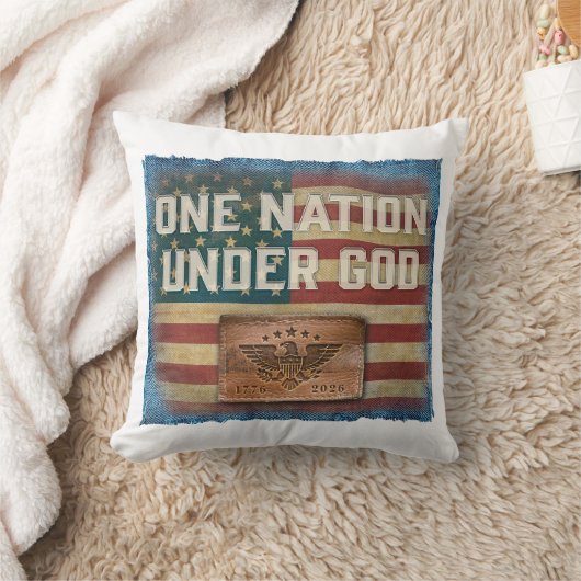 One Nation - Throw Pillow クッション (ブランケット)