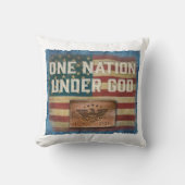 One Nation - Throw Pillow クッション (正面)