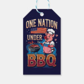 One Nation Under BBQ – Vintage Chef Grillmaster ギフトタグ (裏面)