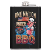 One Nation Under BBQ – Vintage Chef Grillmaster フラスク (裏面)