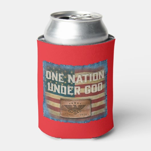 One Nation Under God Can Cooler 缶クーラー (缶正面)