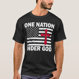 One Nation Under GOD CHRISTIAN USAヴィンテージアメリ Tシャツ