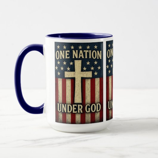 One Nation Under God Mug マグカップ (左)
