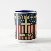 One Nation Under God Mug マグカップ (中央)