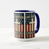 One Nation Under God Mug マグカップ (正面右)