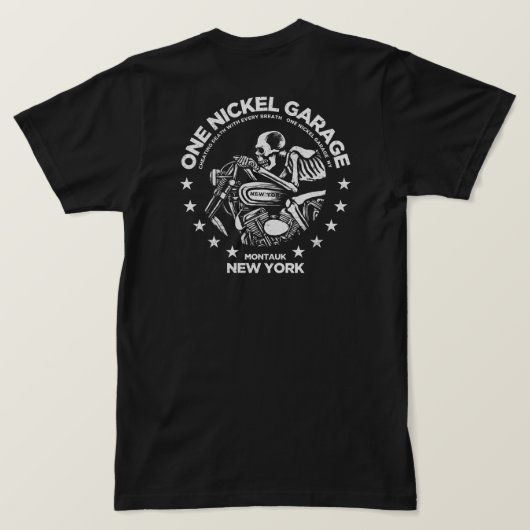 One Nickle Garage Stars Tシャツ (デザイン裏面)