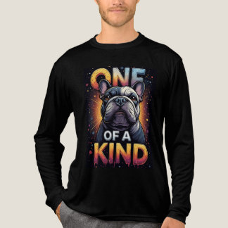 One Of A Kind Dog Portrait With Bold Colors トライブレンドＴシャツ