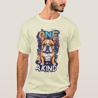 One Of A Kind Dog Portrait With Bold Colors Tシャツ