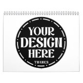 One-of-a-kind, elegant, clean & bold カレンダー (カバー)