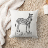 One Of A Kind Unique Zebra クッション (ブランケット)